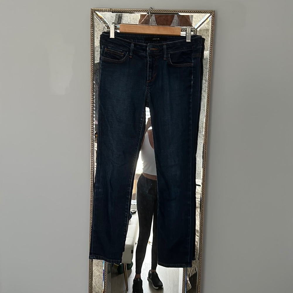 Joe’s jeans size 28 . Low rise, straight leg.